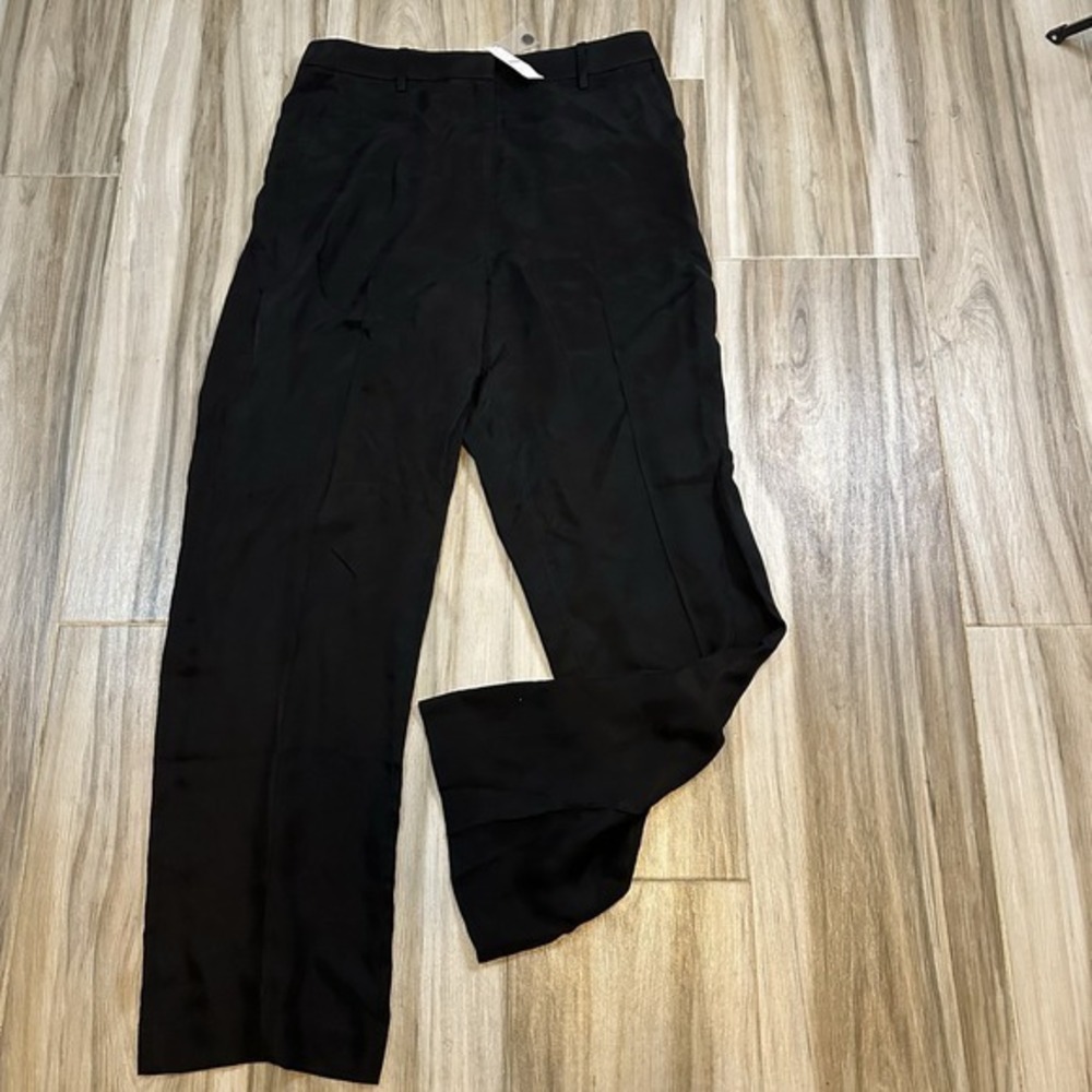 J.Crew Pants Straight Womens 14T Lightweight Wide Leg Flap Pocket Pants Career